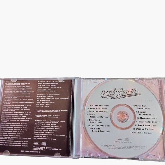 Bob Seger Greatest Hits Classic Rock 1994 CD - Picture 3 of 6